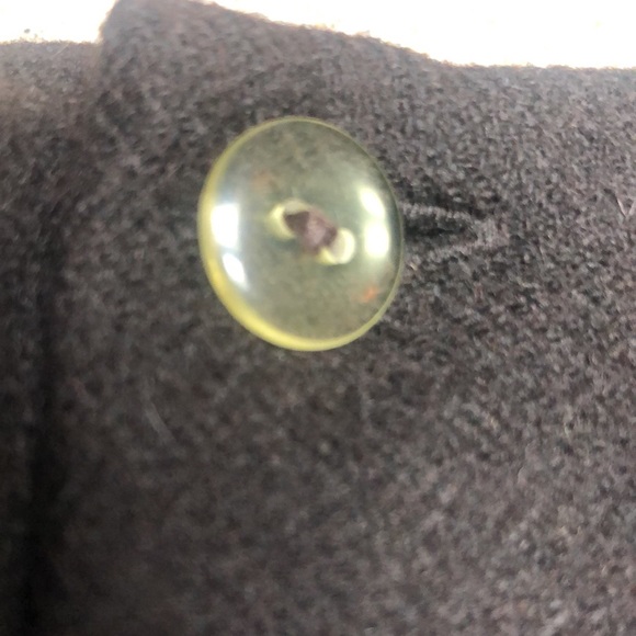 Brown Long Wool wrap skirt with fringe 12 P - Picture 9 of 12